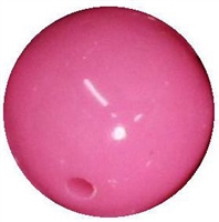 16mm Bubblegum Pink Acrylic Bubblegum Beads