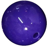 16mm Dark Purple Acrylic Bubblegum Beads