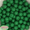 16mm Emerald Green Acrylic Bubblegum Beads