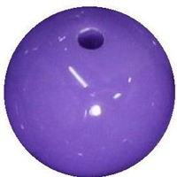 16mm Lavender Acrylic Bubblegum Beads