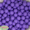 16mm Lavender Acrylic Bubblegum Beads Bulk