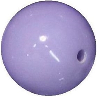 16mm Light Lavender Acrylic Bubblegum Beads