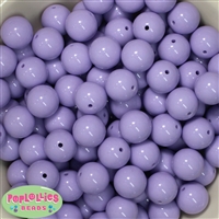 16mm Light Lavender Acrylic Bubblegum Beads Bulk