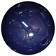 16mm Navy Blue Acrylic Bubblegum Beads