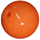 16mm Orange Acrylic Bubblegum Beads