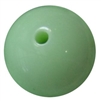 16mm Pastel Green Acrylic Bubblegum Beads