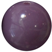 16mm Plum Acrylic Bubblegum Beads