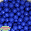 16mm Royal Blue Acrylic Bubblegum Beads Bulk
