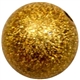 16mm Gold Stardust Bubblegum Beads