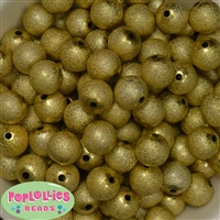 Bulk 16mm Gold Stardust Beads 100pc