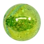 20mm Lime Green Crackle Bubblegum Bead