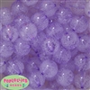 20mm White Acrylic Bubblegum Beads