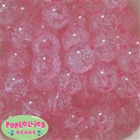 20mm Pink Fizzy Bubblegum Bead