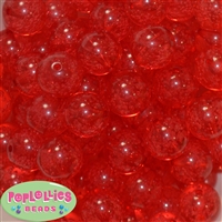 20mm Red Fizzy Bubblegum Bead