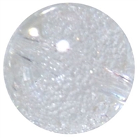 20mm Clear White Fizzy Bubblegum Bead