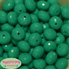 22mm Turquoise Abacus Bubblegum Beads