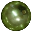 24mm Light Olive Green Faux Pearl Bubblegum Beads