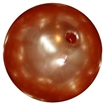 24mm Orange Faux Pearl Bubblegum Beads
