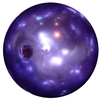 24mm Purple Faux Pearl Bubblegum Beads