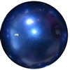 24mm Royal Blue Faux Pearl Bubblegum Beads