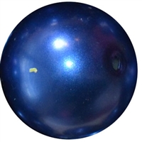 24mm Royal Blue Faux Pearl Bubblegum Beads