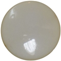 25mm Cream Acrylic Disc Bead Bubblegum Beads