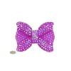 28mm x 22mm Purple Bling Bow Bead