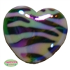 29mm Zebra Heart Miracle Bead