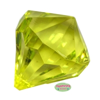 35mm Lime Green Chunky Gem Pendant