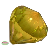 35mm Yellow Chunky Gem Pendant