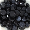 38mm Black Mouse Bubblegum Beads Bulk