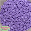 4mm Lavender Acrylic Donut Shape Spacers 50pc