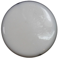 41mm White Acrylic Plastic Disc Bubblegum Beads