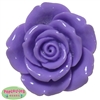 42mm Purple Resin Flower Bead