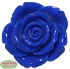 42mm Royal Blue Resin  Flower Bead