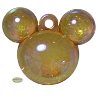 Champagne Acrylic Mouse Pendant with Iridescent Miracle Finish