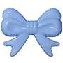 45mm Baby Blue Bow Bubblegum Beads