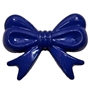 45mm Navy Blue Bow Bubblegum Bead