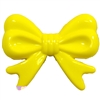 45mm Yellow Bow Bubblegum Beads