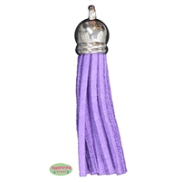 50mm Purple Leather Look Tassel