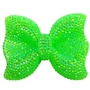 42mm x54mm Lime Green Bling Bow Bubblegum Beads