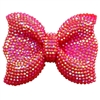 42mm x54mm Red Bling Bow Bubblegum Beads