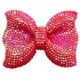 42mm x54mm Red Bling Bow Bubblegum Beads