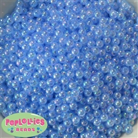 6mm Clear Baby Blue AB Beads 50pc