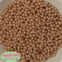 6mm Champagne Pearl Spacer Beads