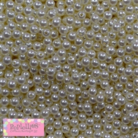 6mm Faux Pearl Spacer Beads Bulk
