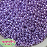 6mm Lavender Pearl Spacer Beads Bulk