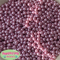 6mm Mauve Pearl Spacer Beads