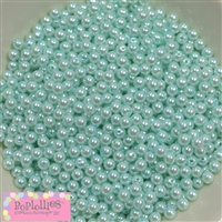 6mm Mint Pearl Spacer Beads