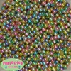 6mmRainbow Ombre Pearl Spacer Beads Bulk